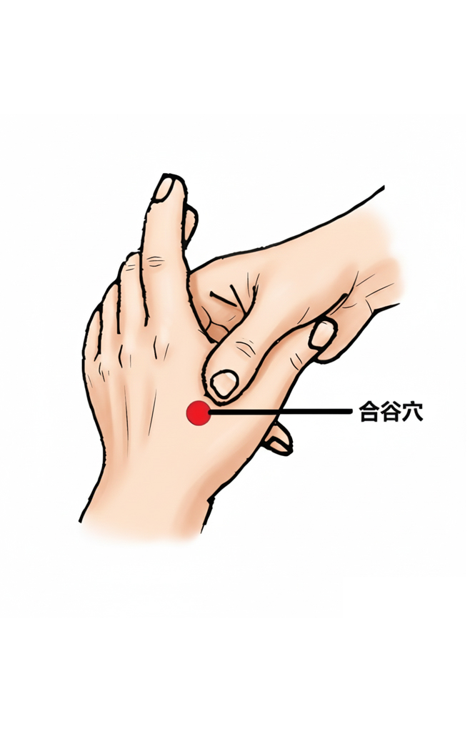 合谷穴 / LI-4 / Hegu / Joining Valley Point  / 原穴 Yuan-Source Point