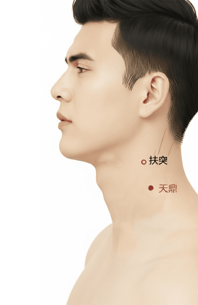 天鼎穴 / LI-17 / Tianding / Heavenly Cauldron