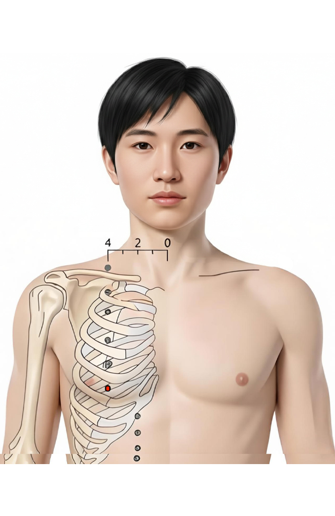 乳根穴 / ST-18 / Rugen / Breast Root