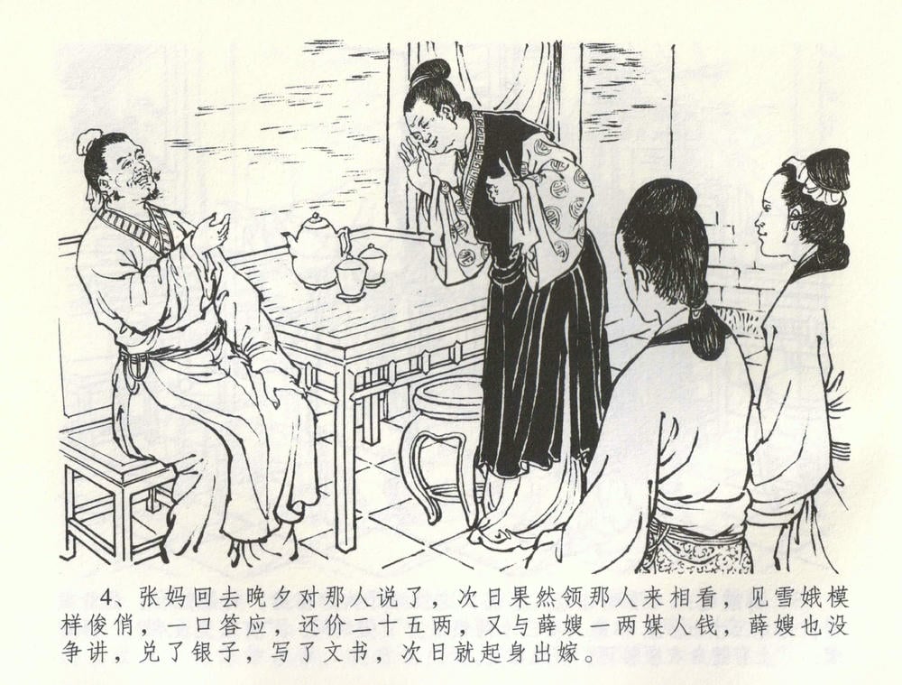 《《金瓶梅全传 ▪ 负心受报应》58 兰陵笑笑声 中国文苑出版社》连环画第6页