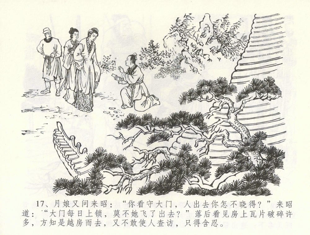 《《金瓶梅全传 ▪ 爱嫁李衙内》55 兰陵笑笑声 中国文苑出版社》连环画第19页