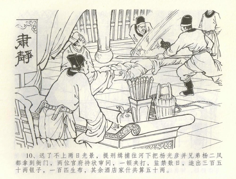 《《金瓶梅全传 ▪ 怒杀陈敬济公》60 兰陵笑笑声 中国文苑出版社》连环画第12页