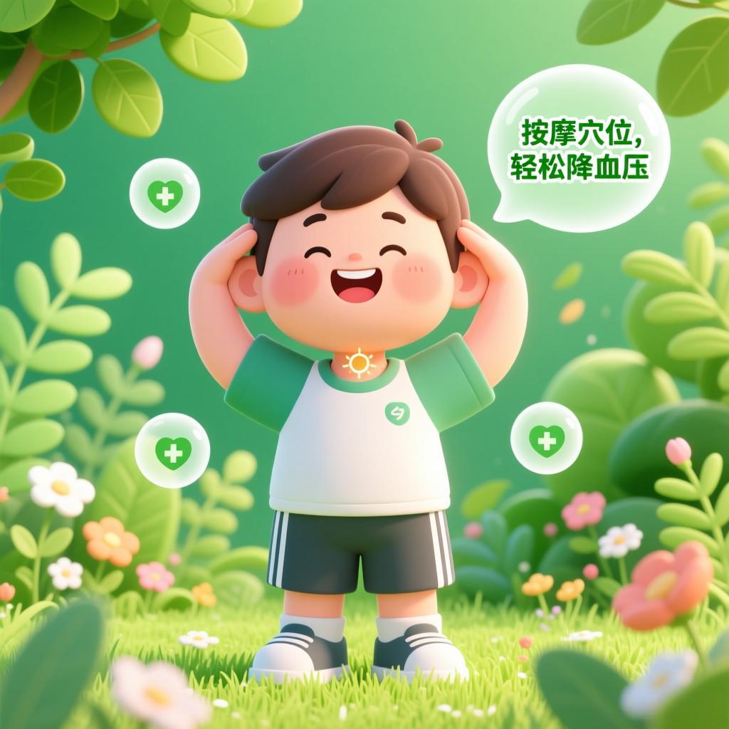 按时点穴就能降血压